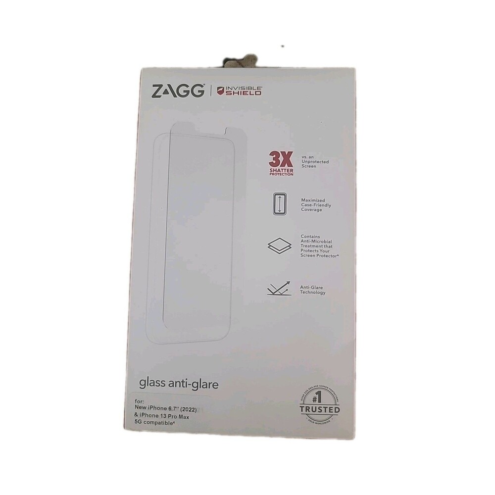 Zagg Invisible Shield Glass Anti-Glare Screen Protector for iPhone 14, 13/13 Pro